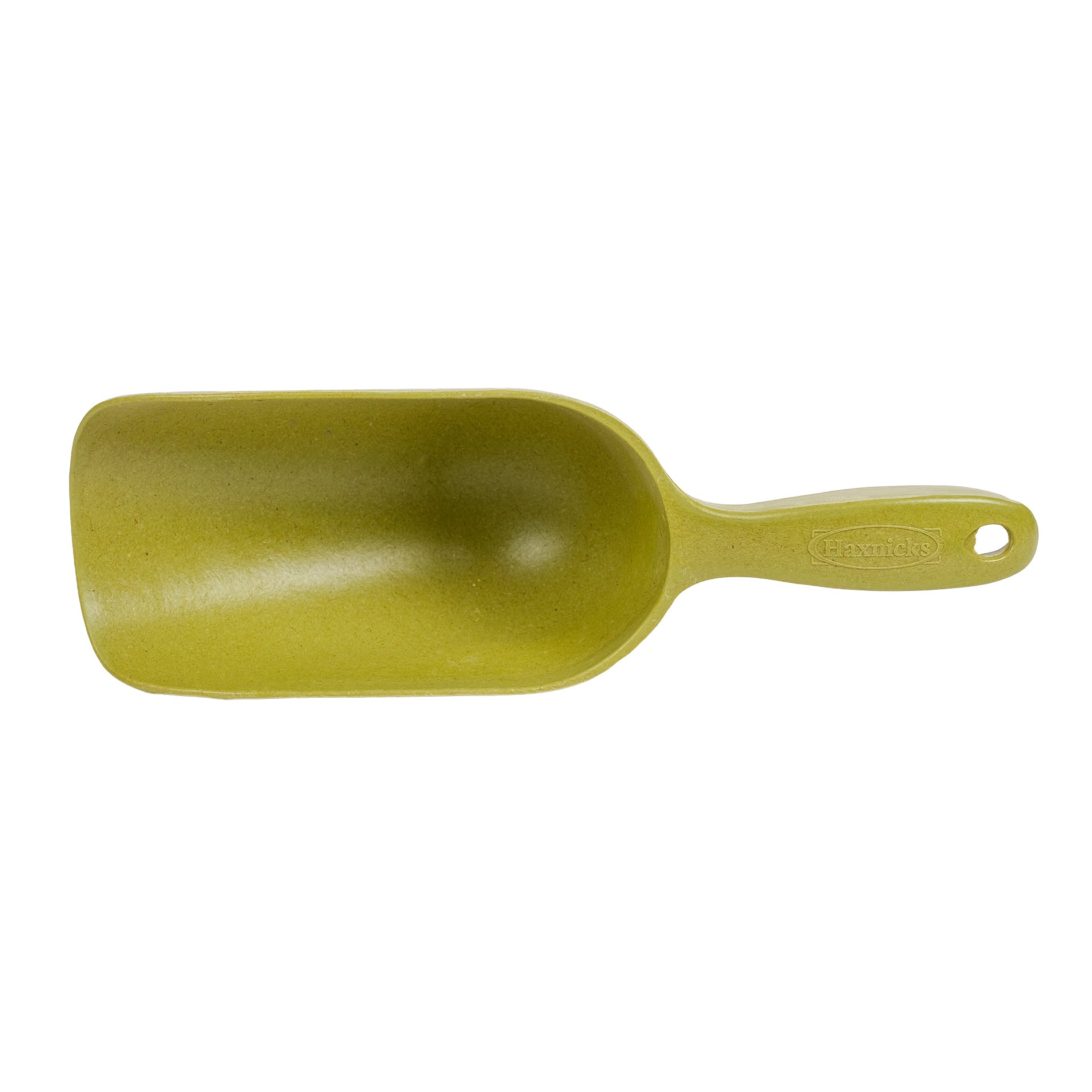 Bamboo soil scoop.