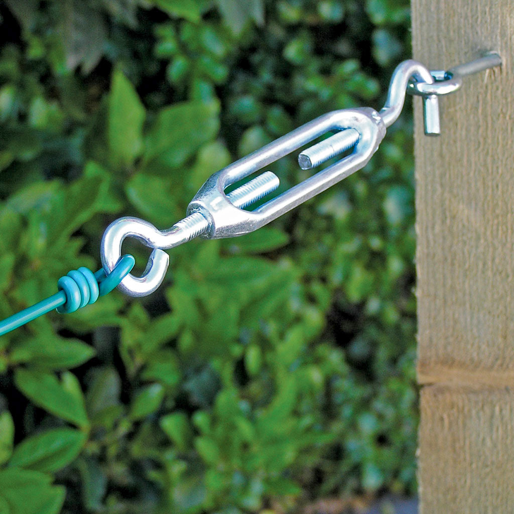 Barrel strainer outside.