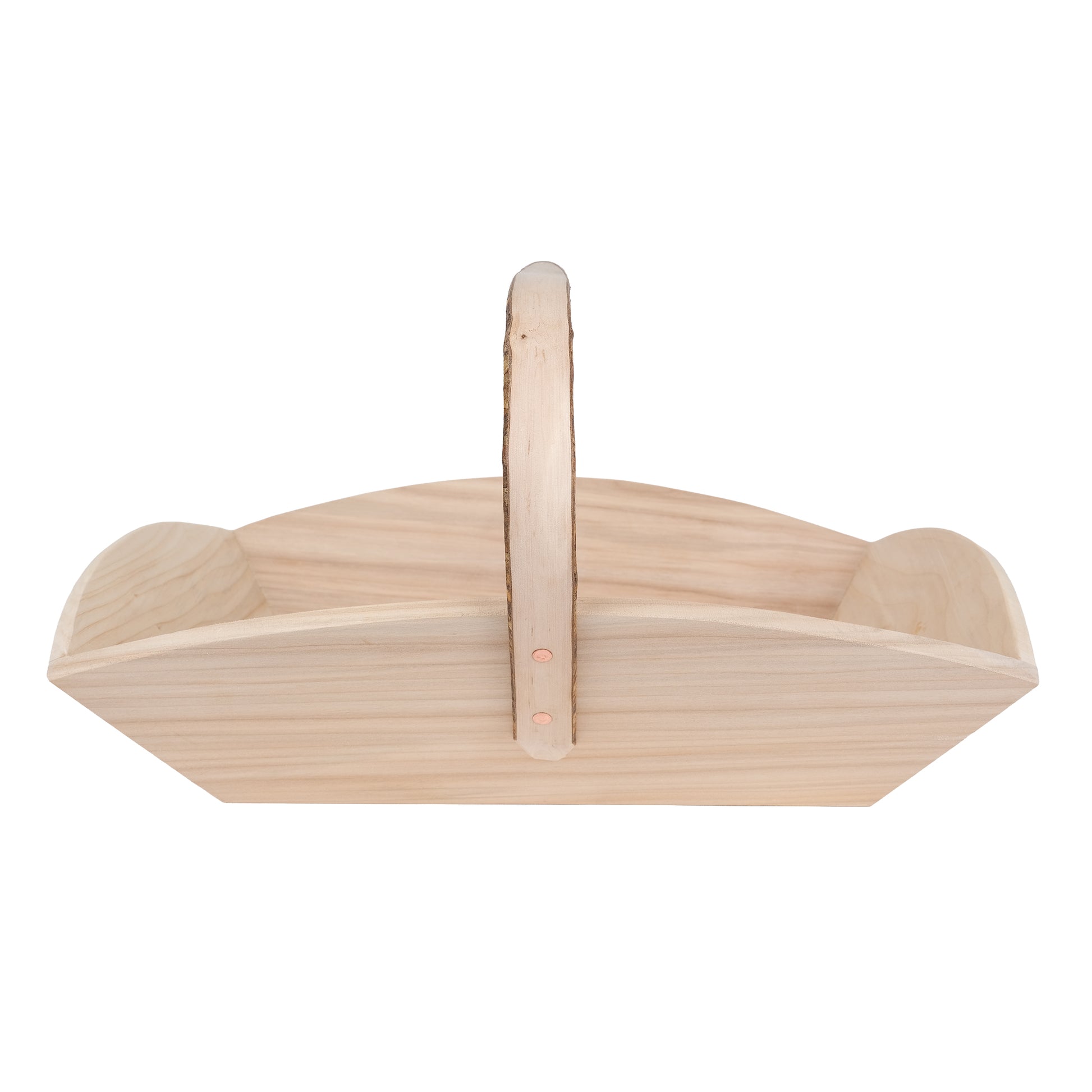 Wooden garden trug.
