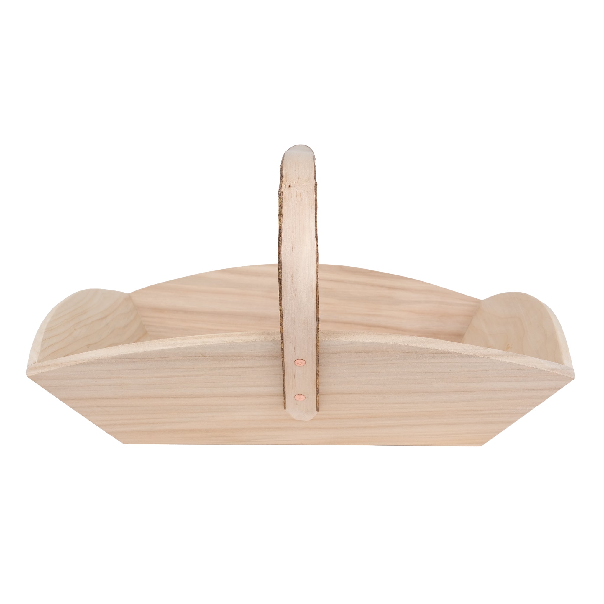 Wooden garden trug.
