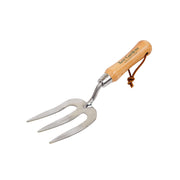Kew Gardens hand fork by Spear and Jackson made of stainless steel and FSC certified wood.