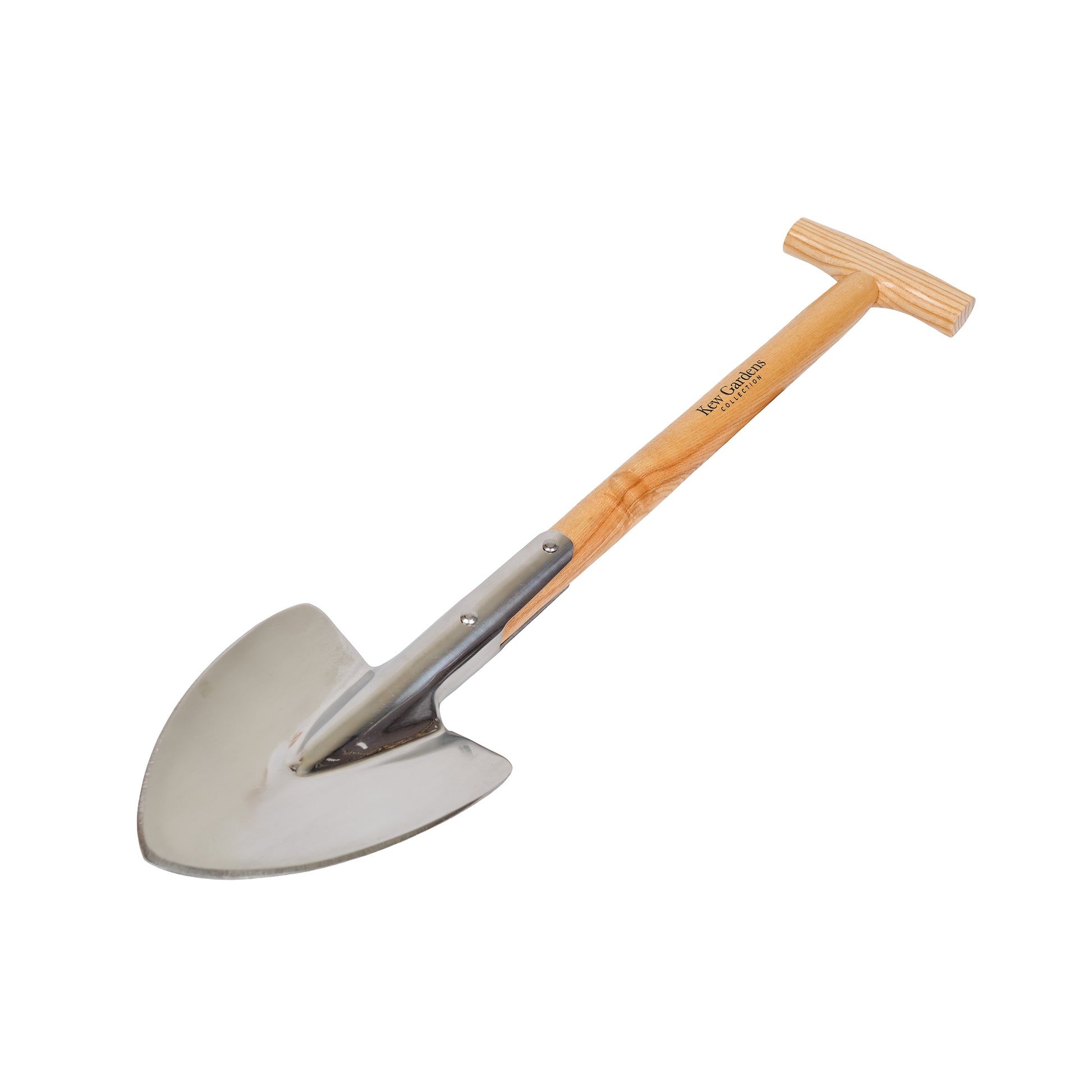 Kew Gardens Flower Spade by Spear and Jackson made of stainless steel and FSC certified wood.