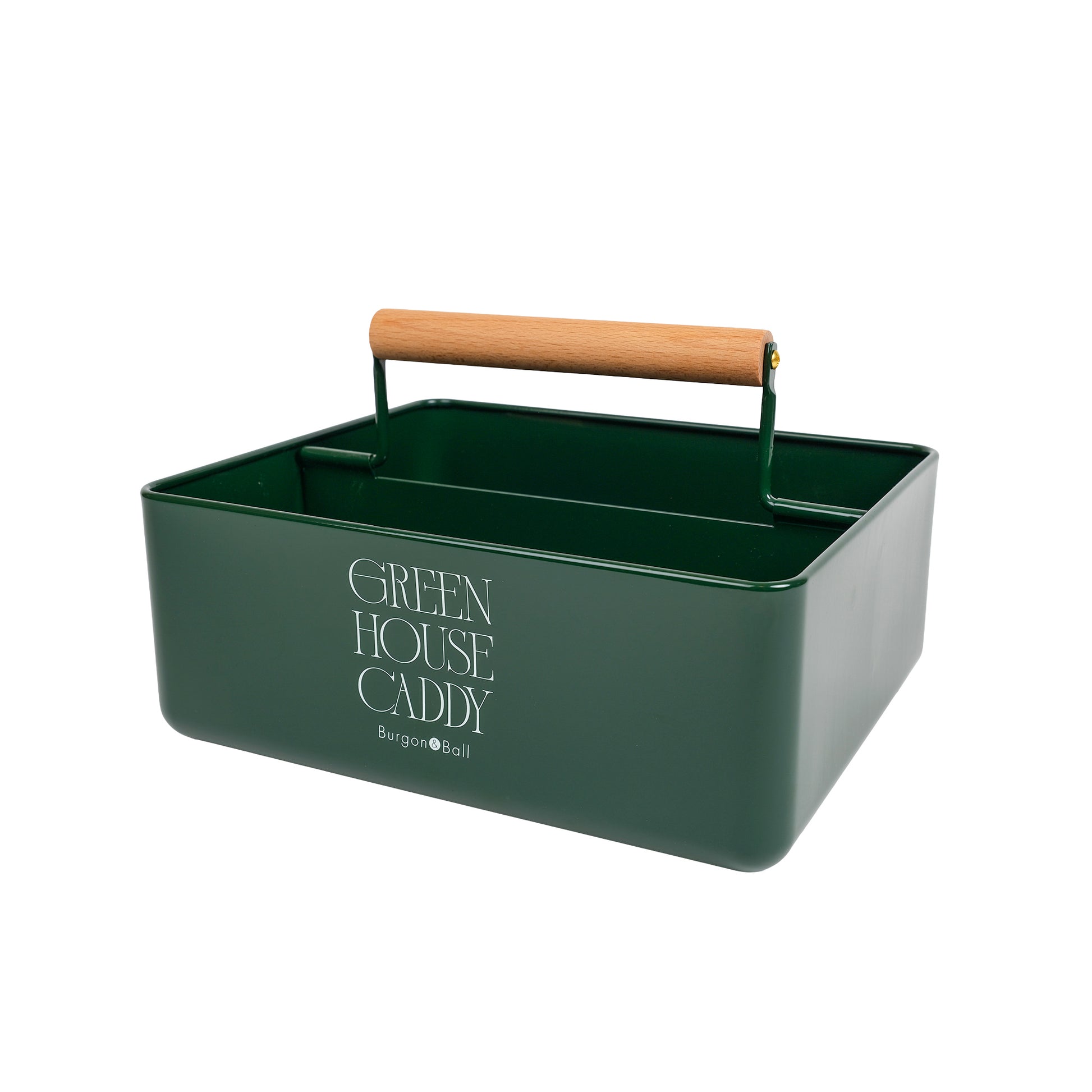 Heritage green greenhouse caddy.