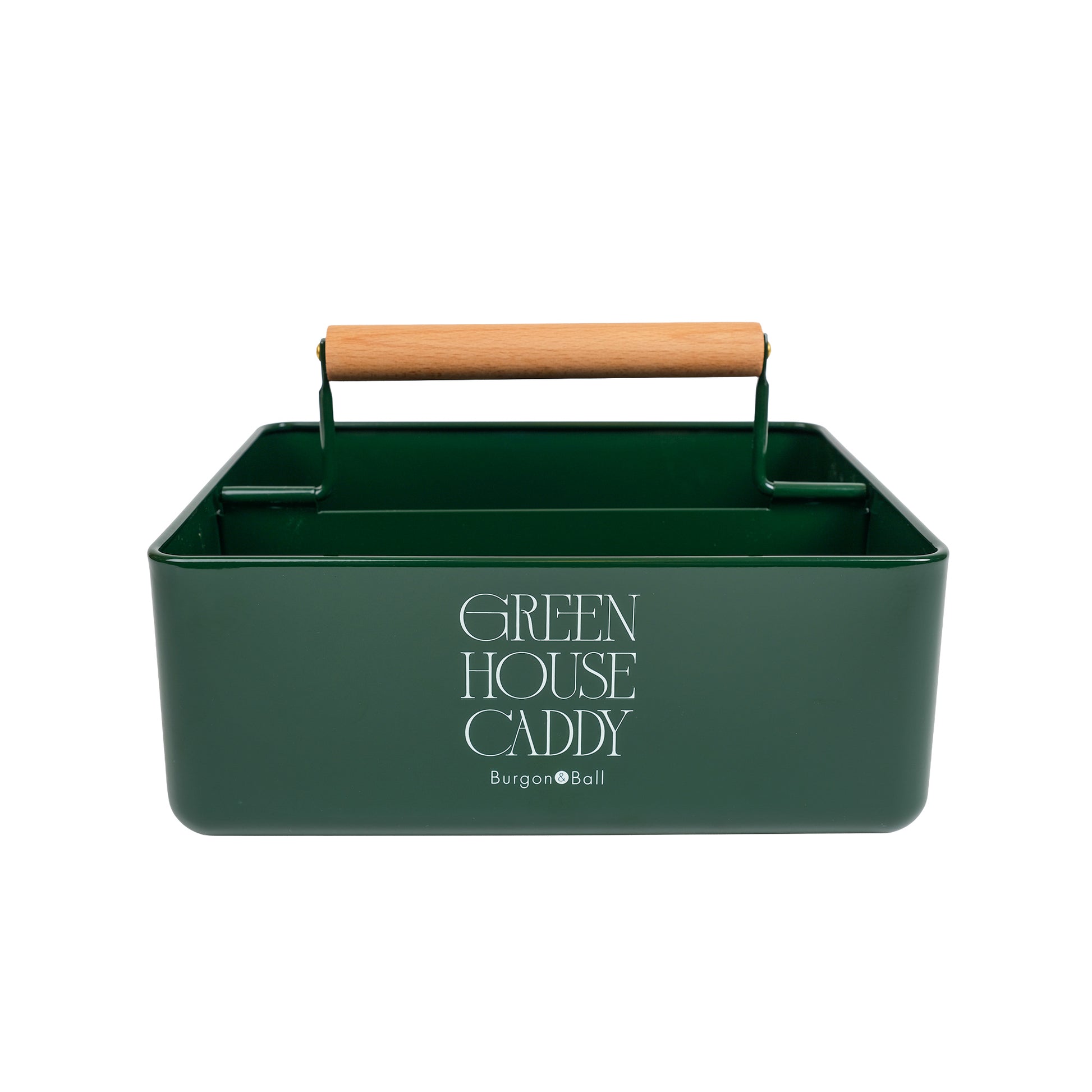 Heritage green greenhouse caddy.