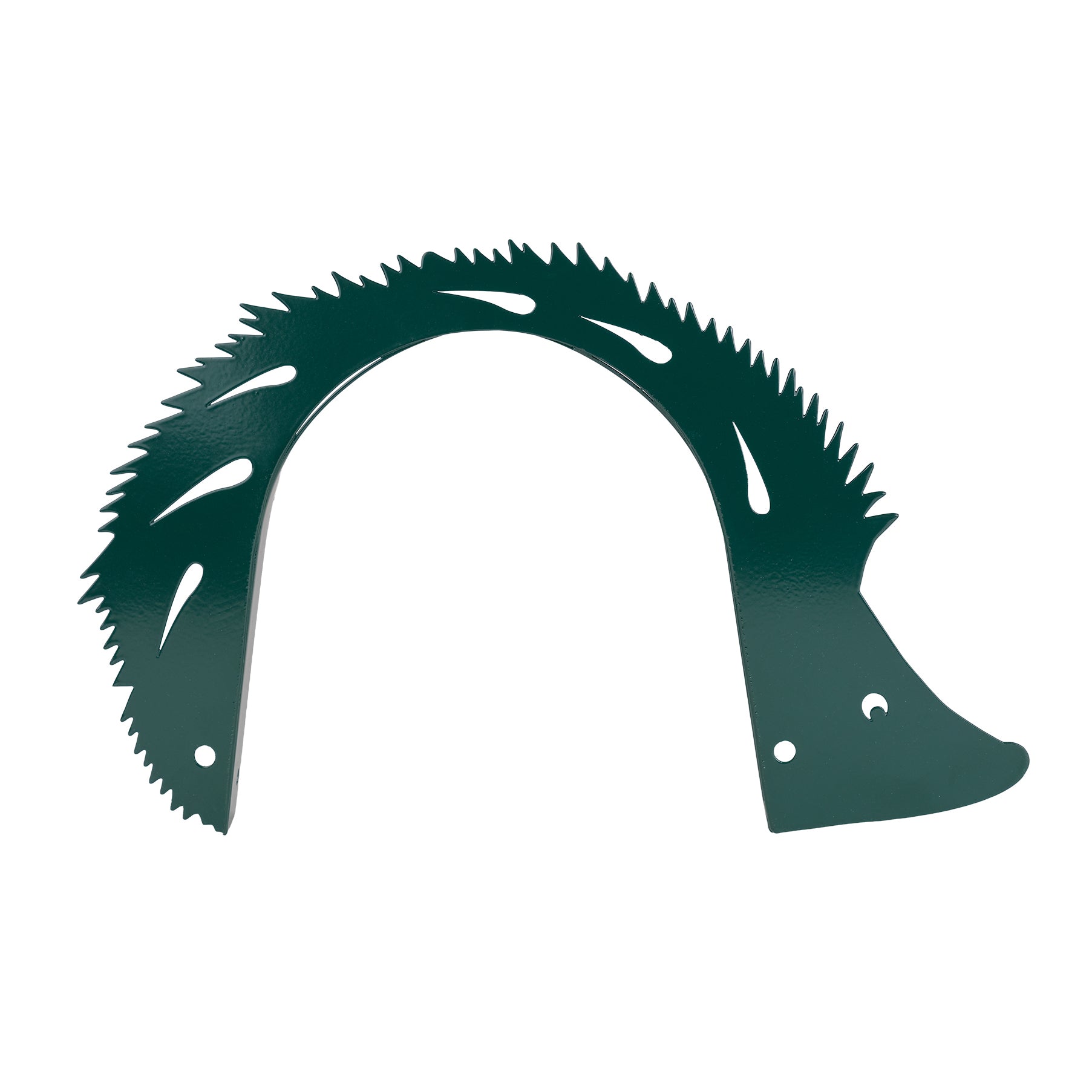 Glossy, green hedgehog highway gate.