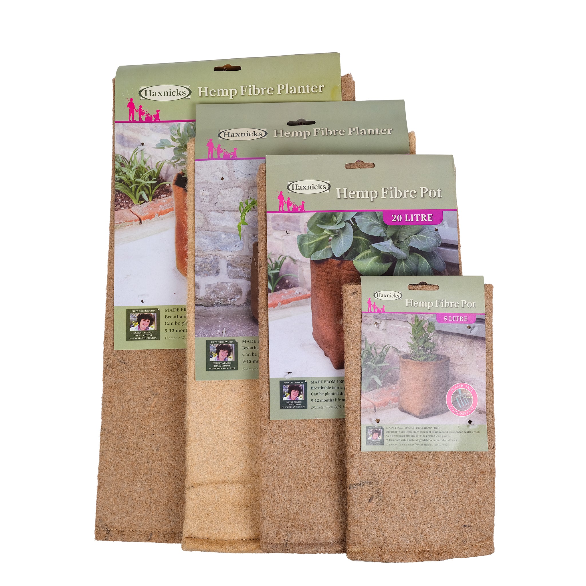 Hemp Fibre Pots & Planters