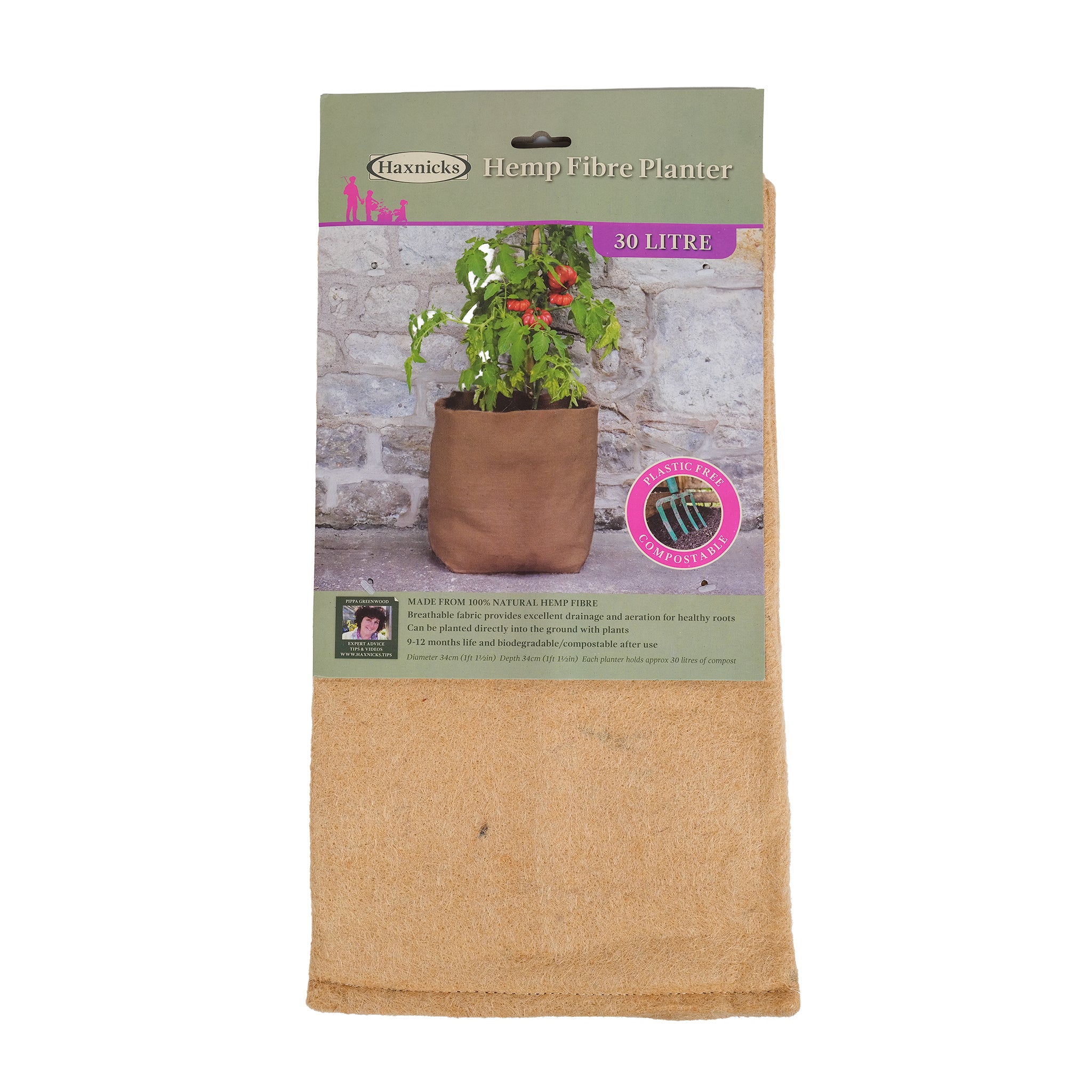 Hemp Fibre Pots & Planters
