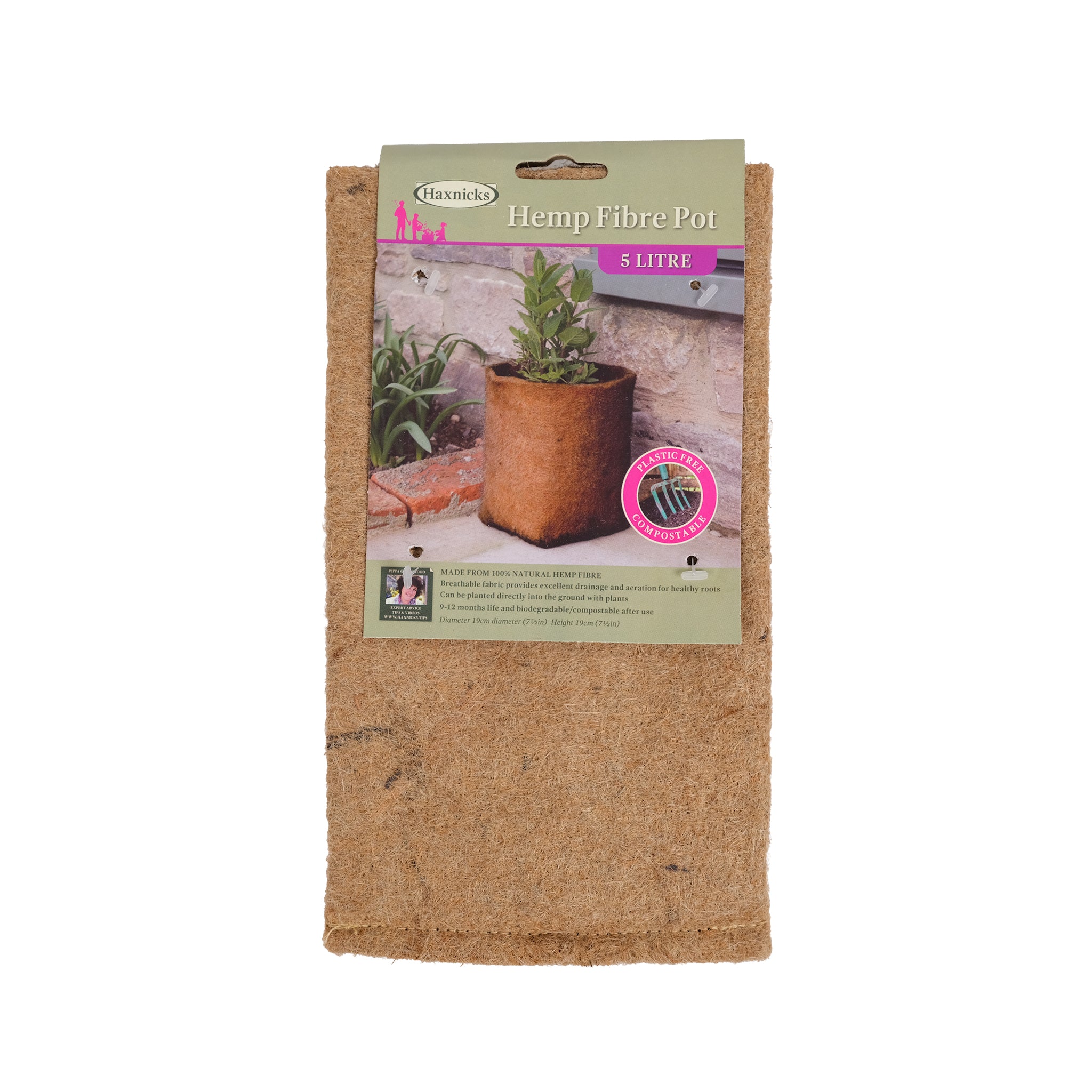 Hemp Fibre Pots & Planters