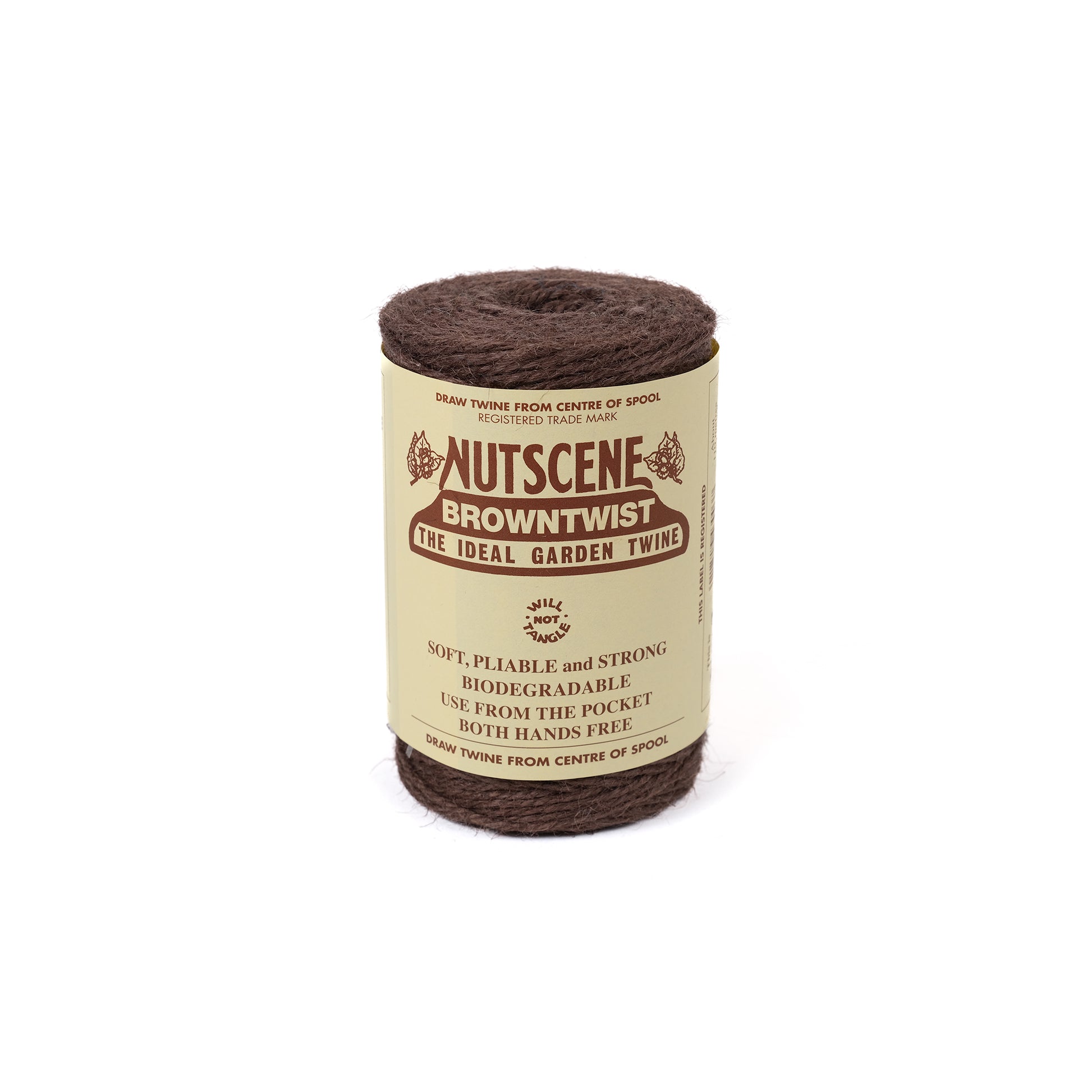 110 metre long jute garden twine from Nutscene in brown.