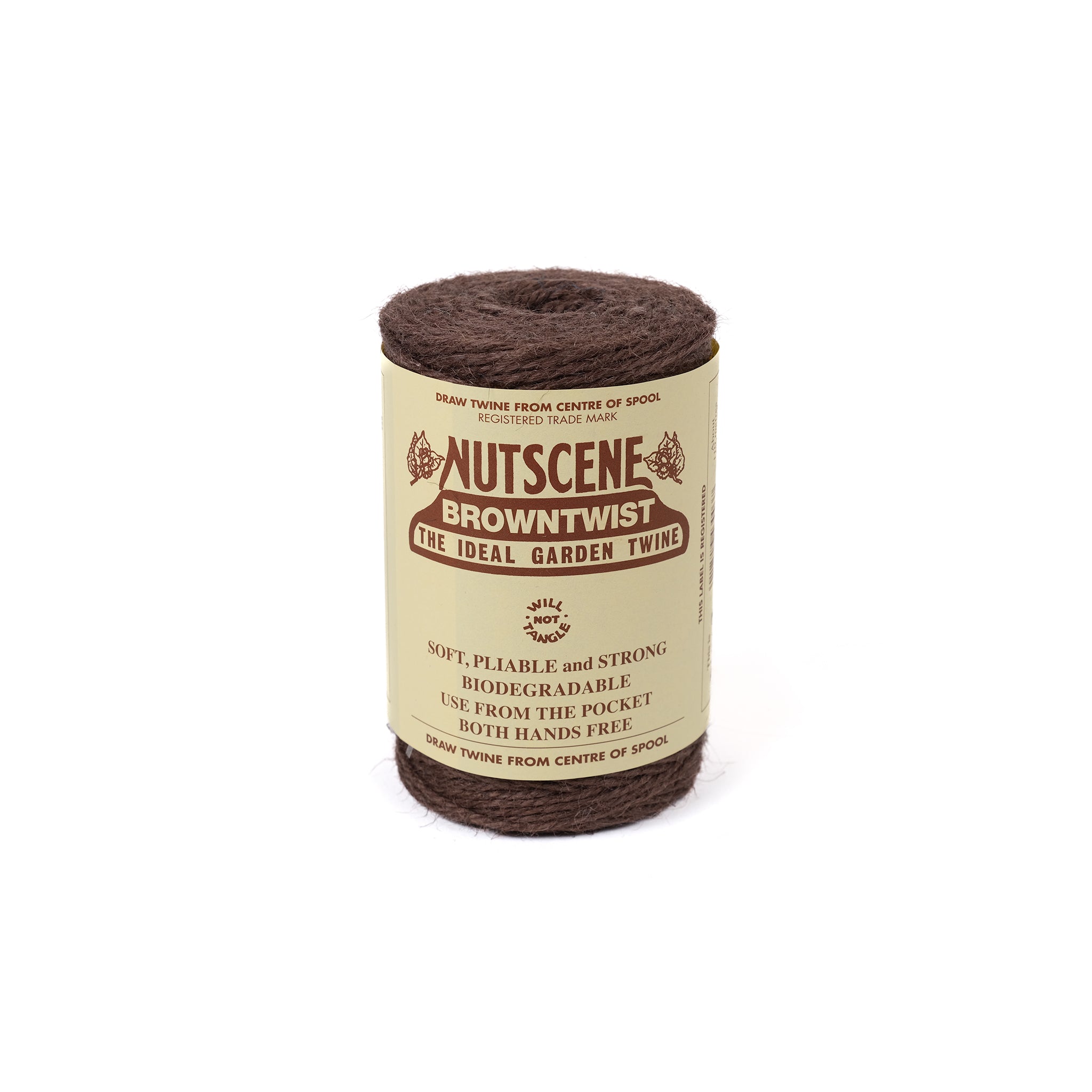 110 metre long jute garden twine from Nutscene in brown.