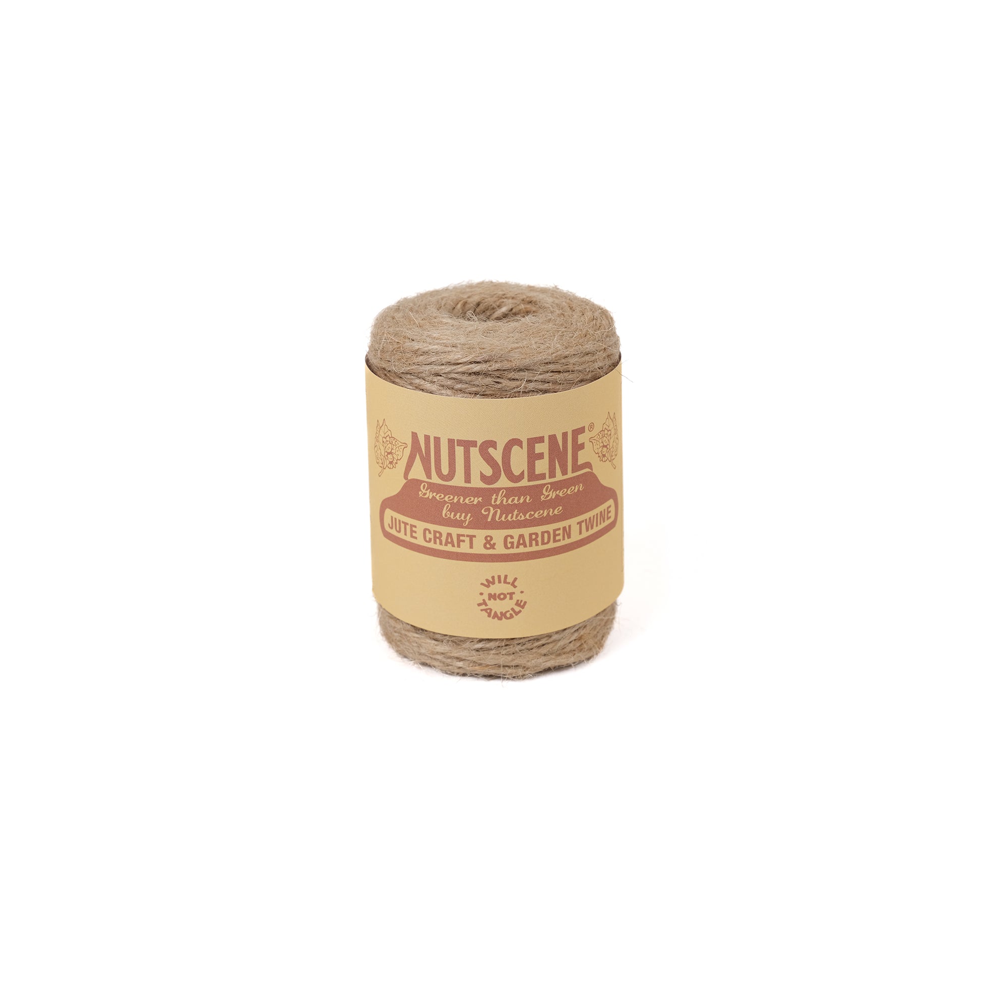 Sixty metre long natural jute garden twine from Nutscene.