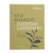 Book titled 'Kew Answers for Everyday Gardeners'.
