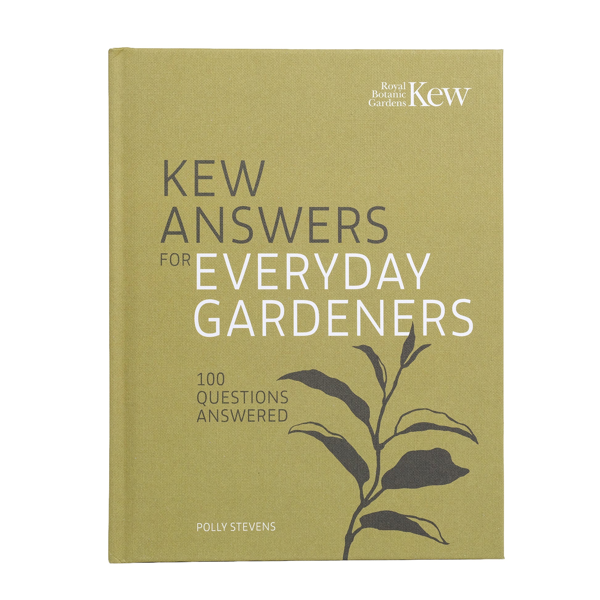 Book titled 'Kew Answers for Everyday Gardeners'.