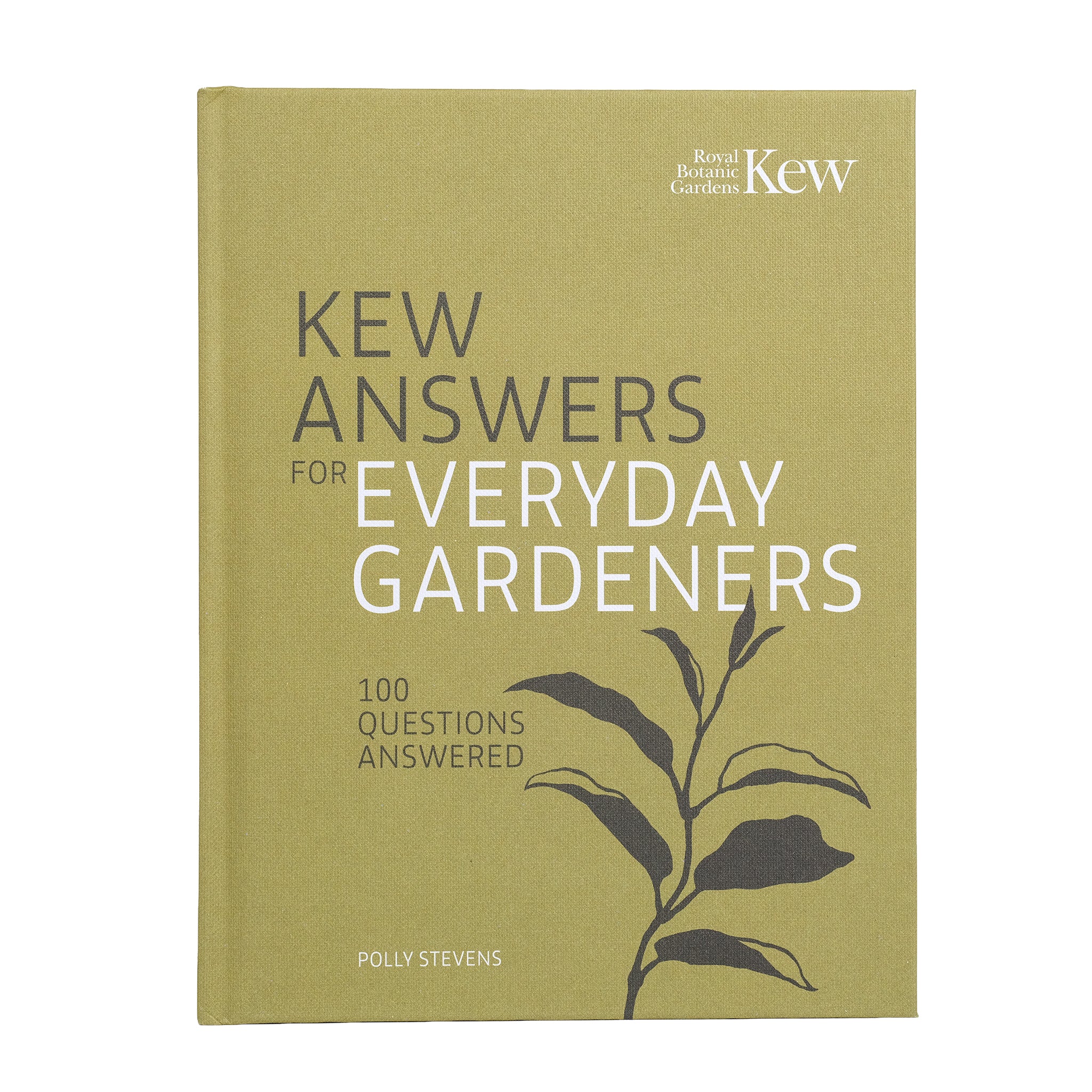 Book titled 'Kew Answers for Everyday Gardeners'.