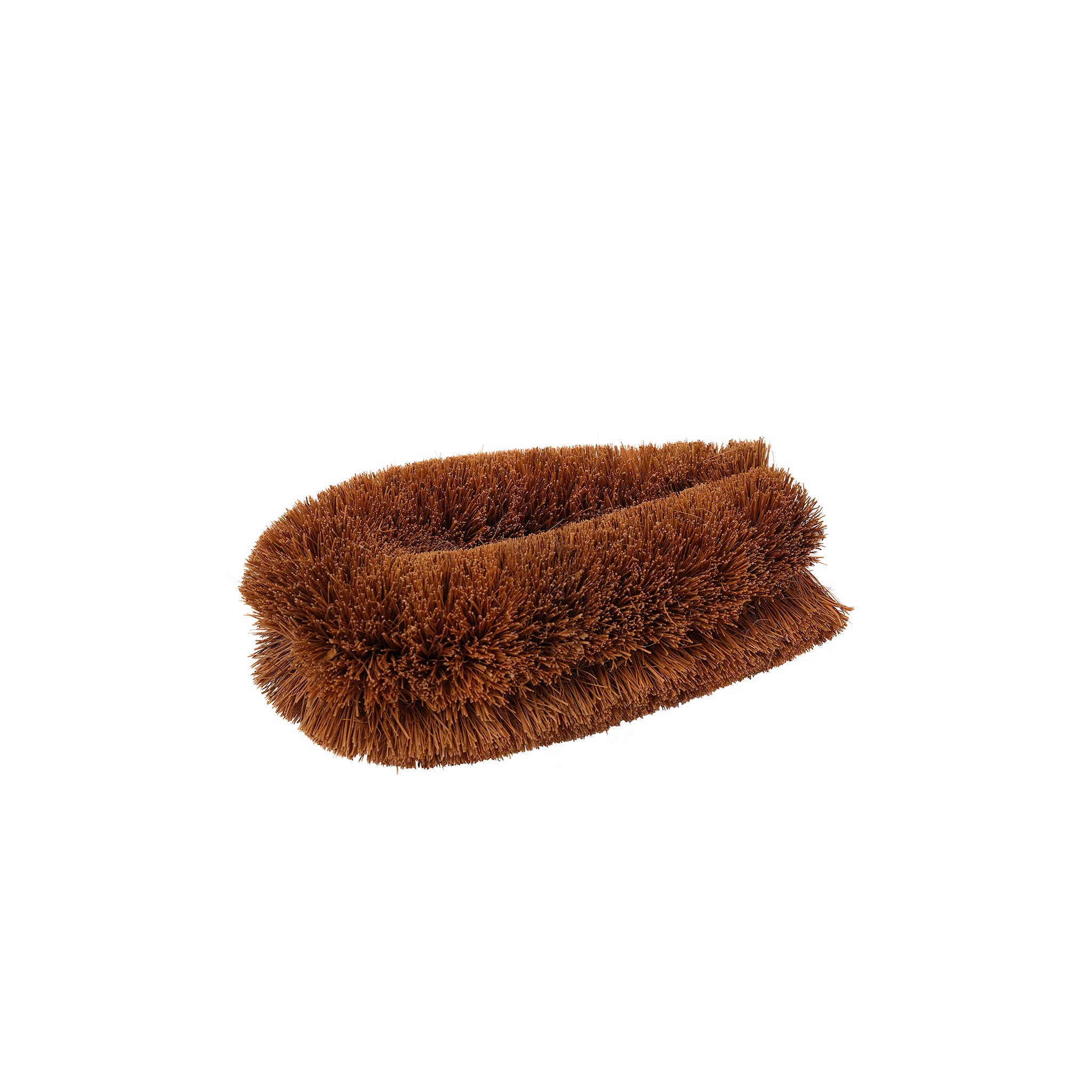 Large coir scrubbing brush.
