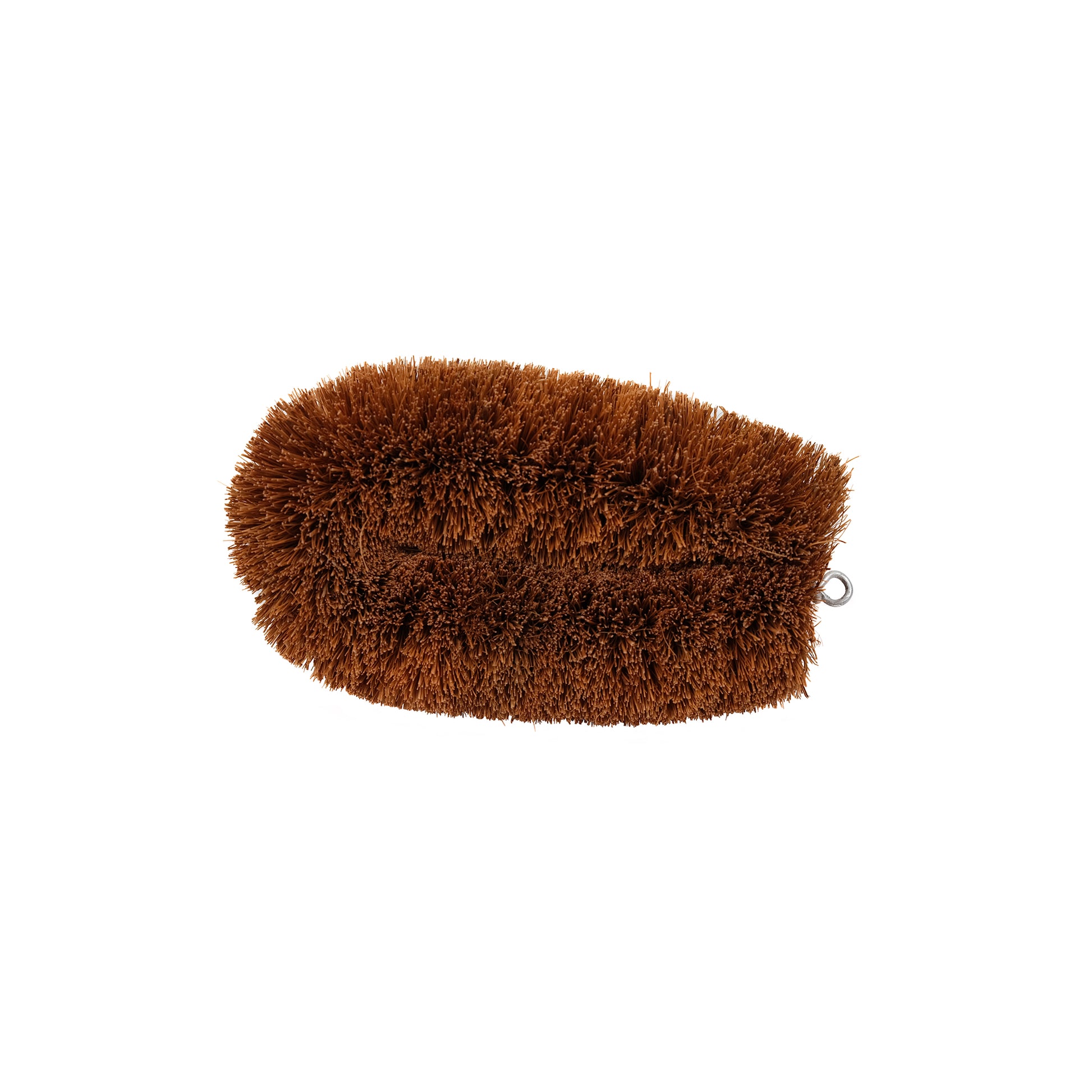 Large coir scrubbing brush.
