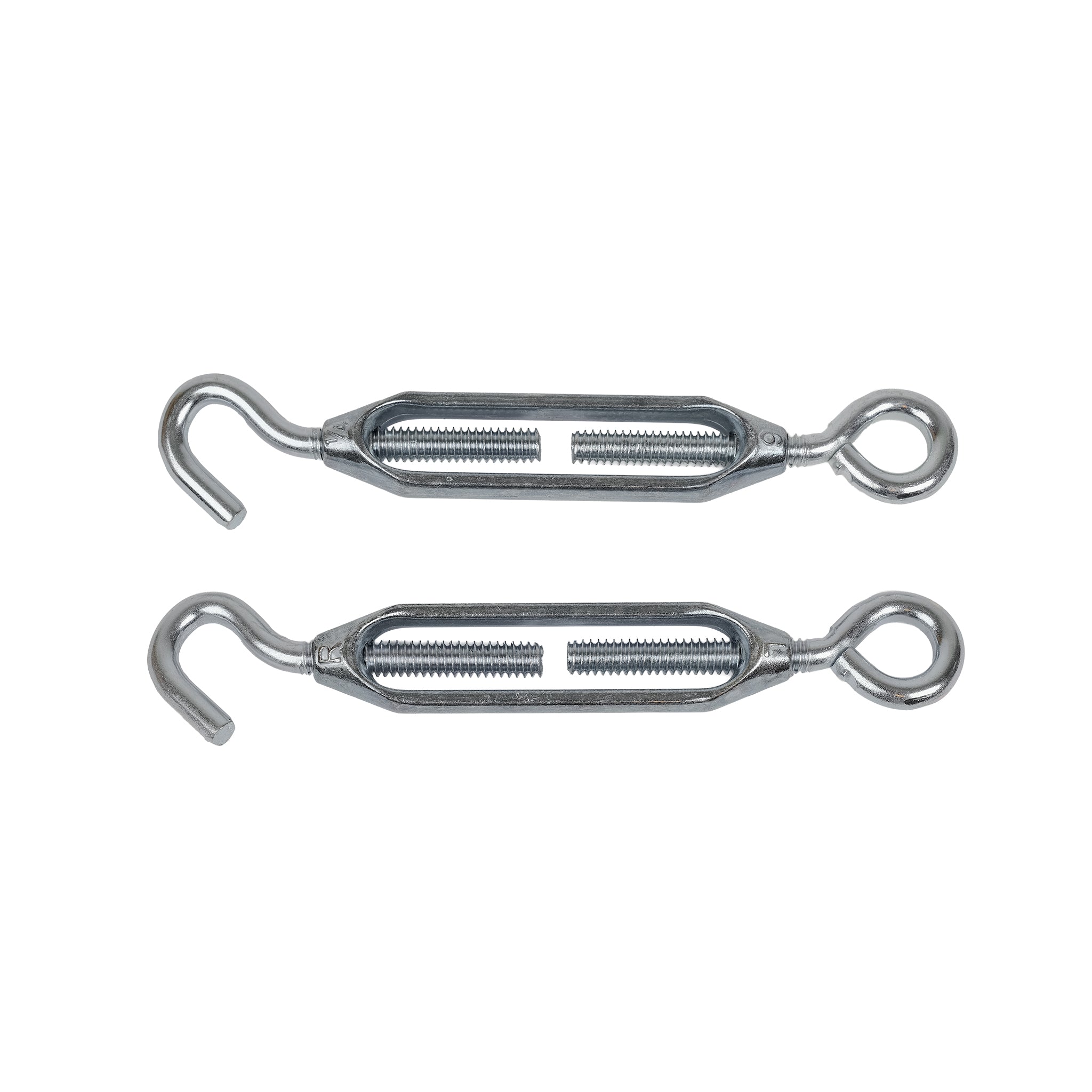 Two medium barrel strainers.