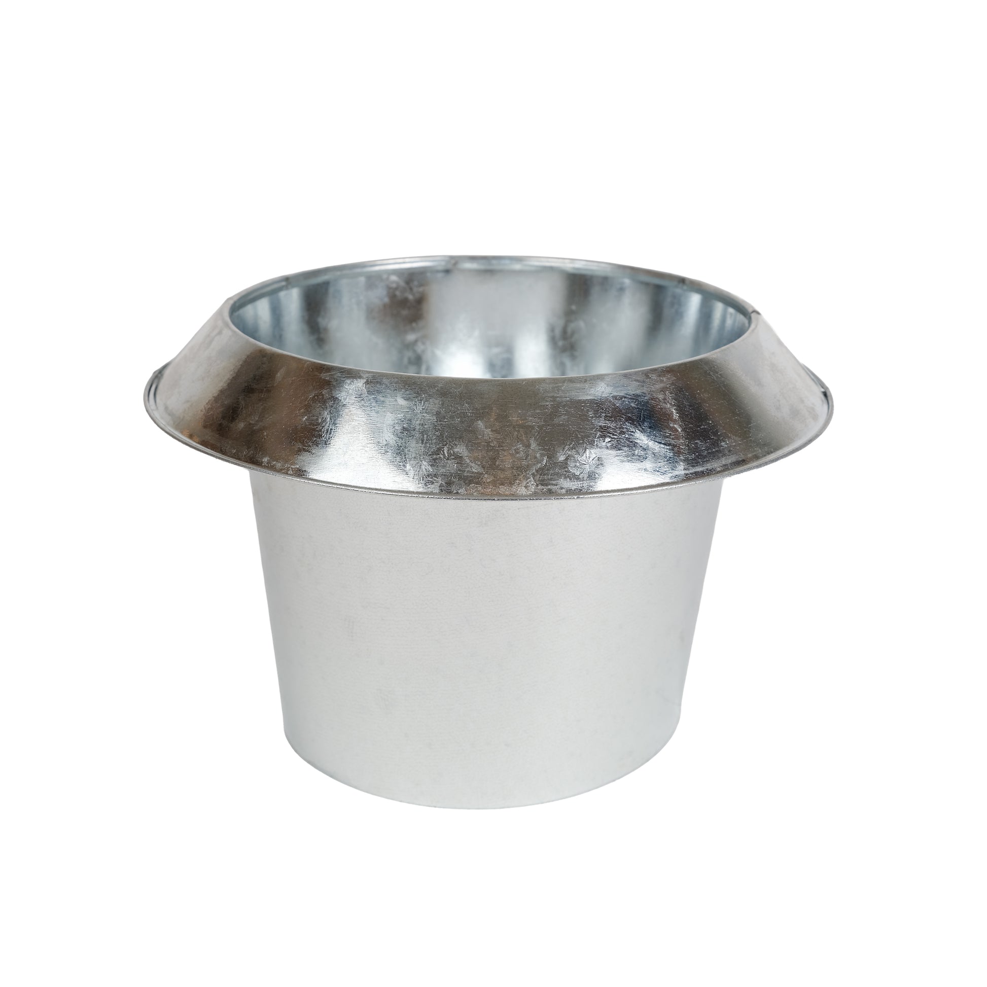 Metal slug and snail protection collar.