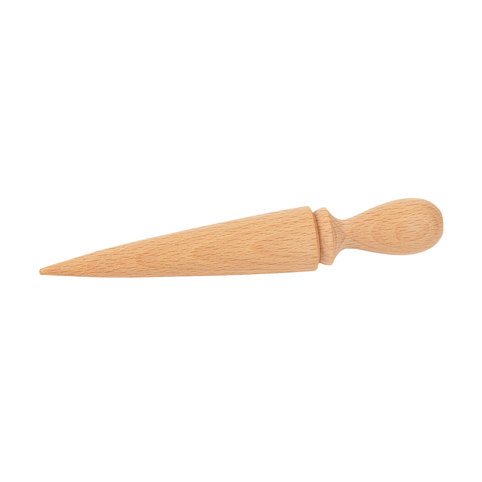 Mini wooden seed dibber.