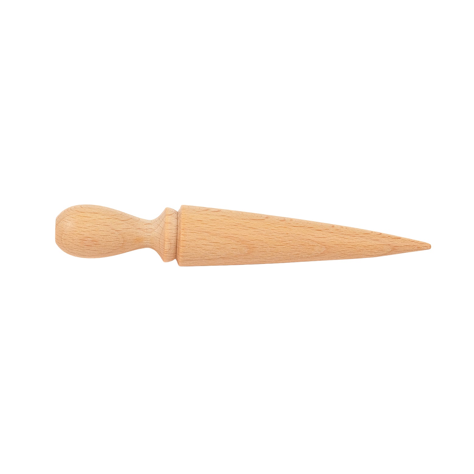 Mini wooden seed dibber.