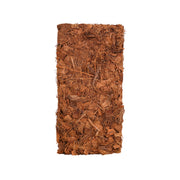 Block of brown coir mulch.