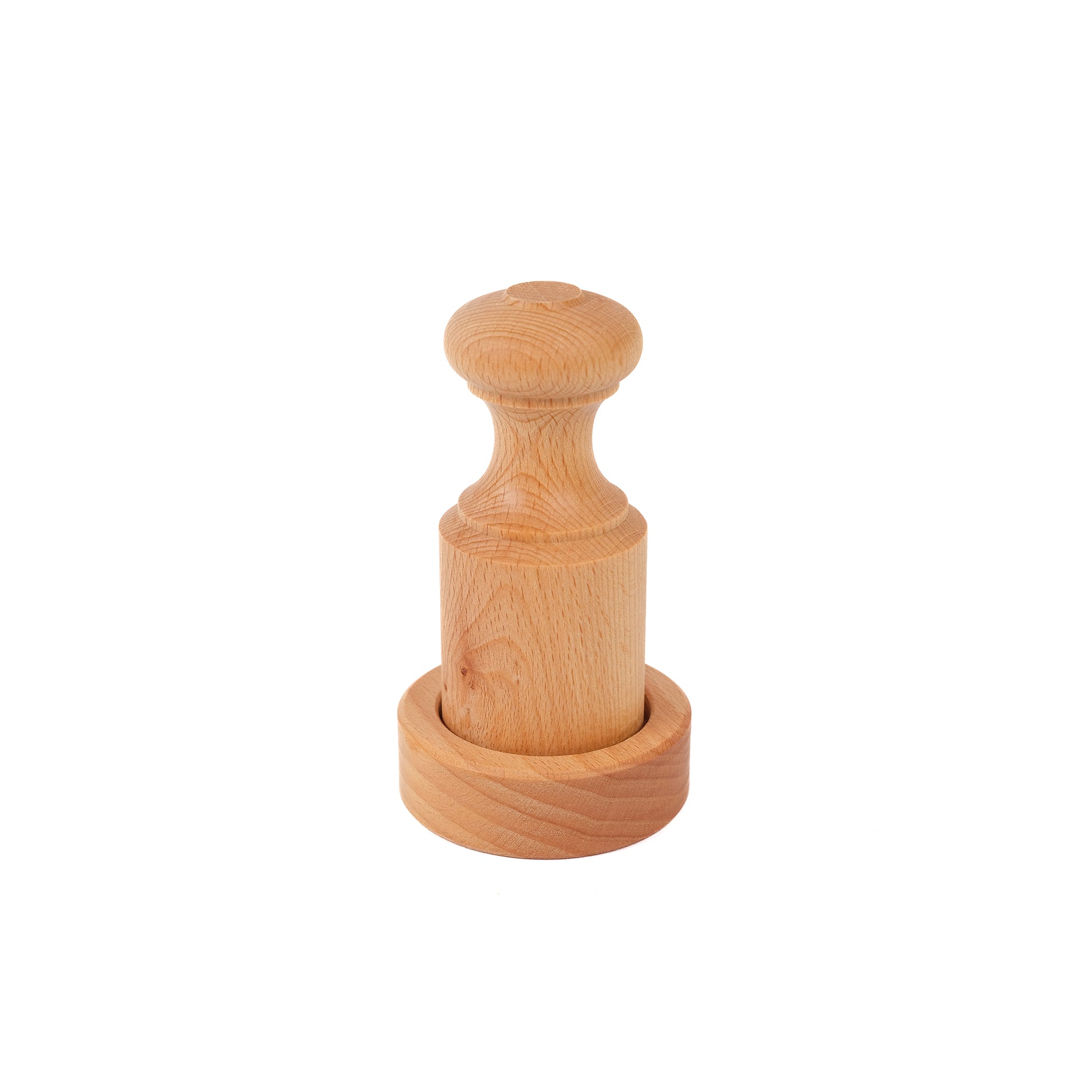 Paper pot maker made from sustainably sourced beech wood.