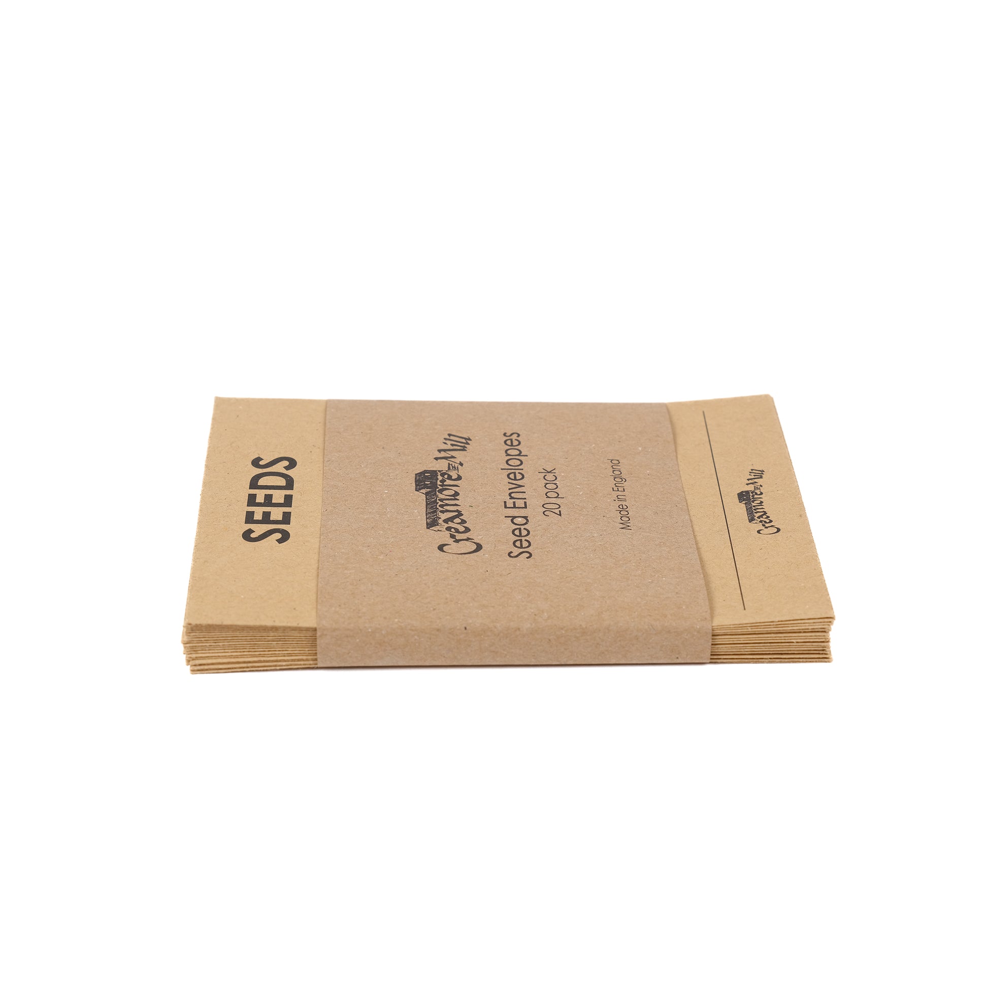 Pack of twenty paper seed envelopes for storing and organising your seeds.