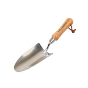 Kew Gardens garden trowel by Spear and Jackson made of stainless steel and FSC certified wood.
