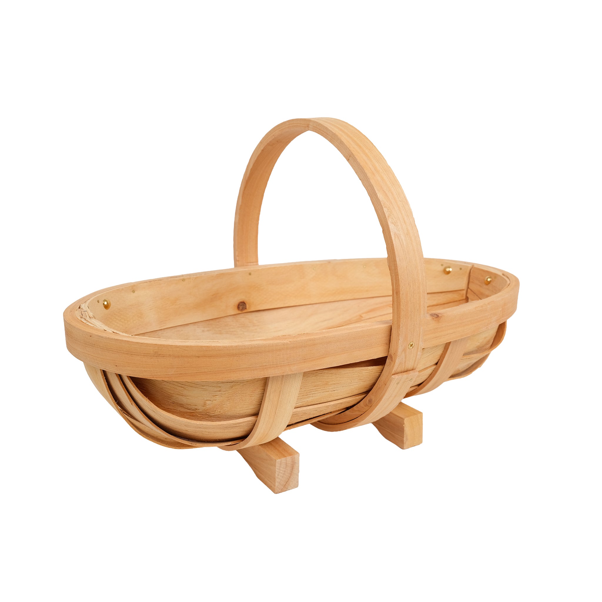 Handmade, wooden garden trug in a medium size. 