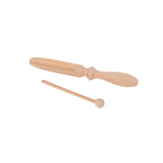 Wooden seed sowing chute, made from sustainably sourced beech. Allows you to evenly sow fiddly seeds with ease.