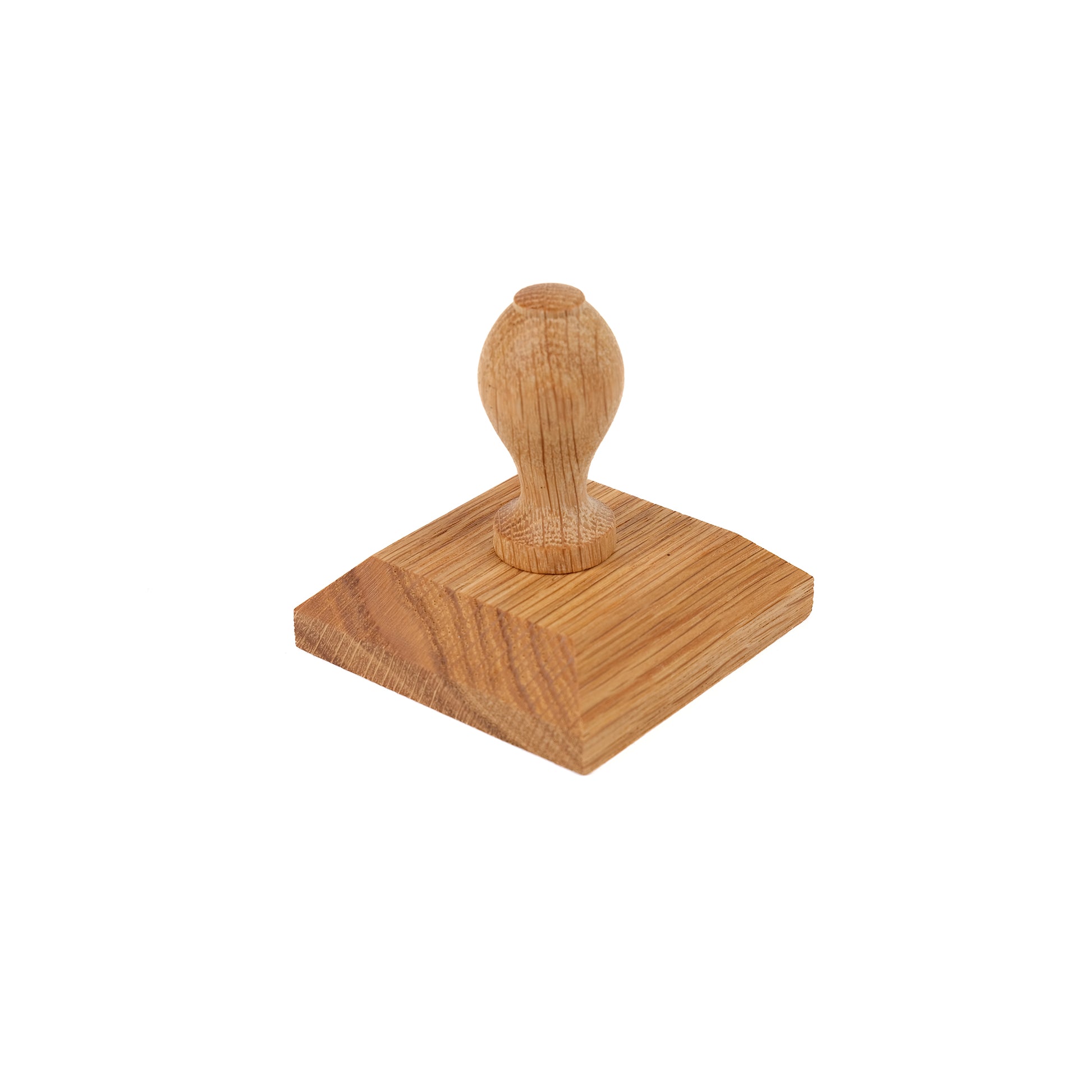 Square tamper made from sustainably sourced oak. Useful for pressing down the compost in seed trays before seed sowing.