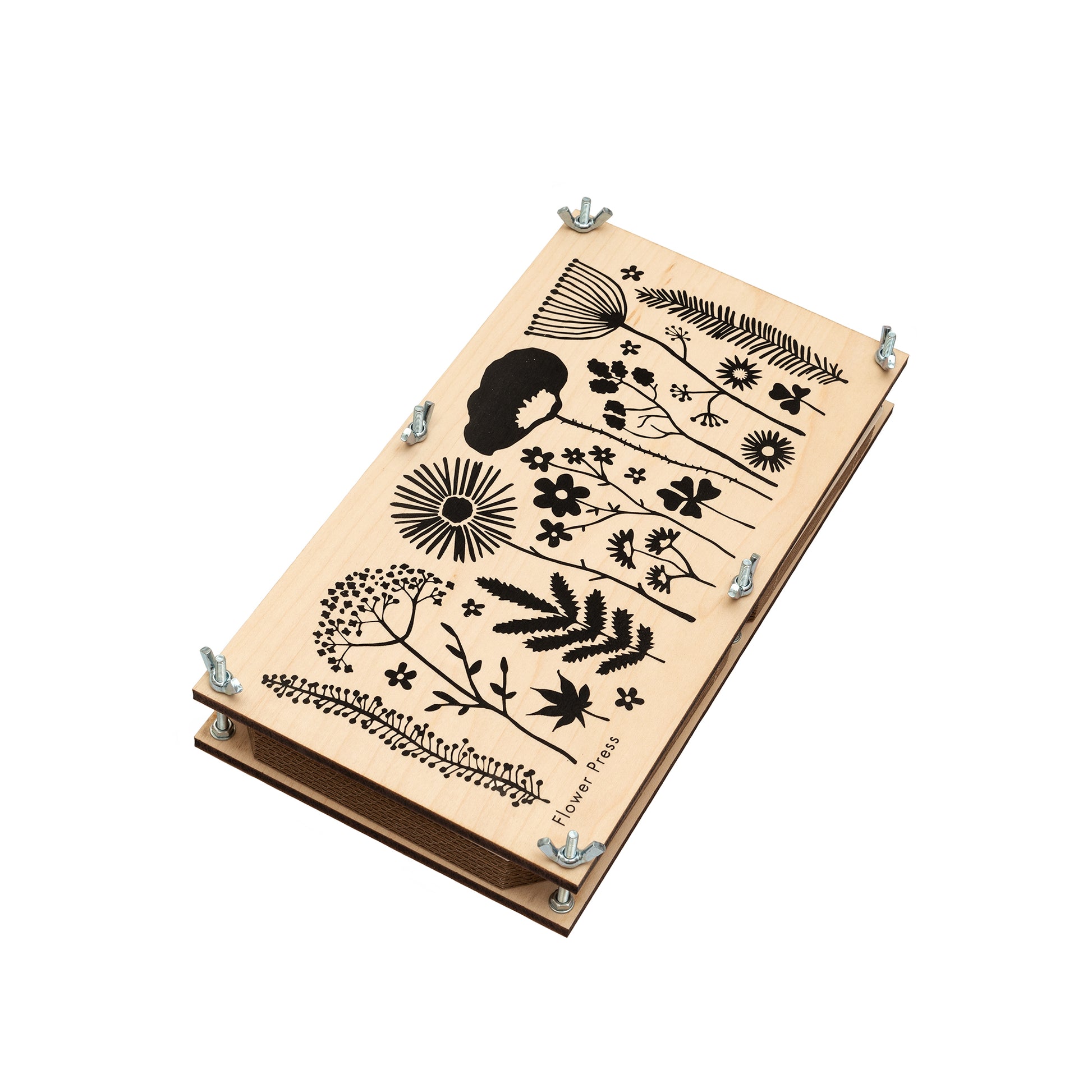 Extra large floral silhouette design flower press.